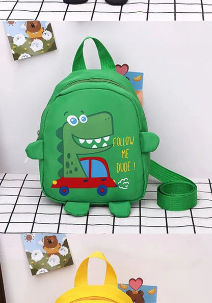 Children Cute Cartoon Dinosaur School Bags Anti-lost Backpacks Toddler Rucksack Kindergarten Schoolbag