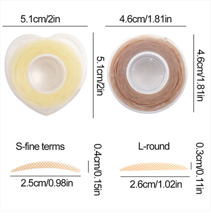 600Pcs Invisible Double Eyelid Tape Lace Eye Lift Strips Adhesive Stickers Makeup Big Eyes Woman Waterproof Face Beauty Tools