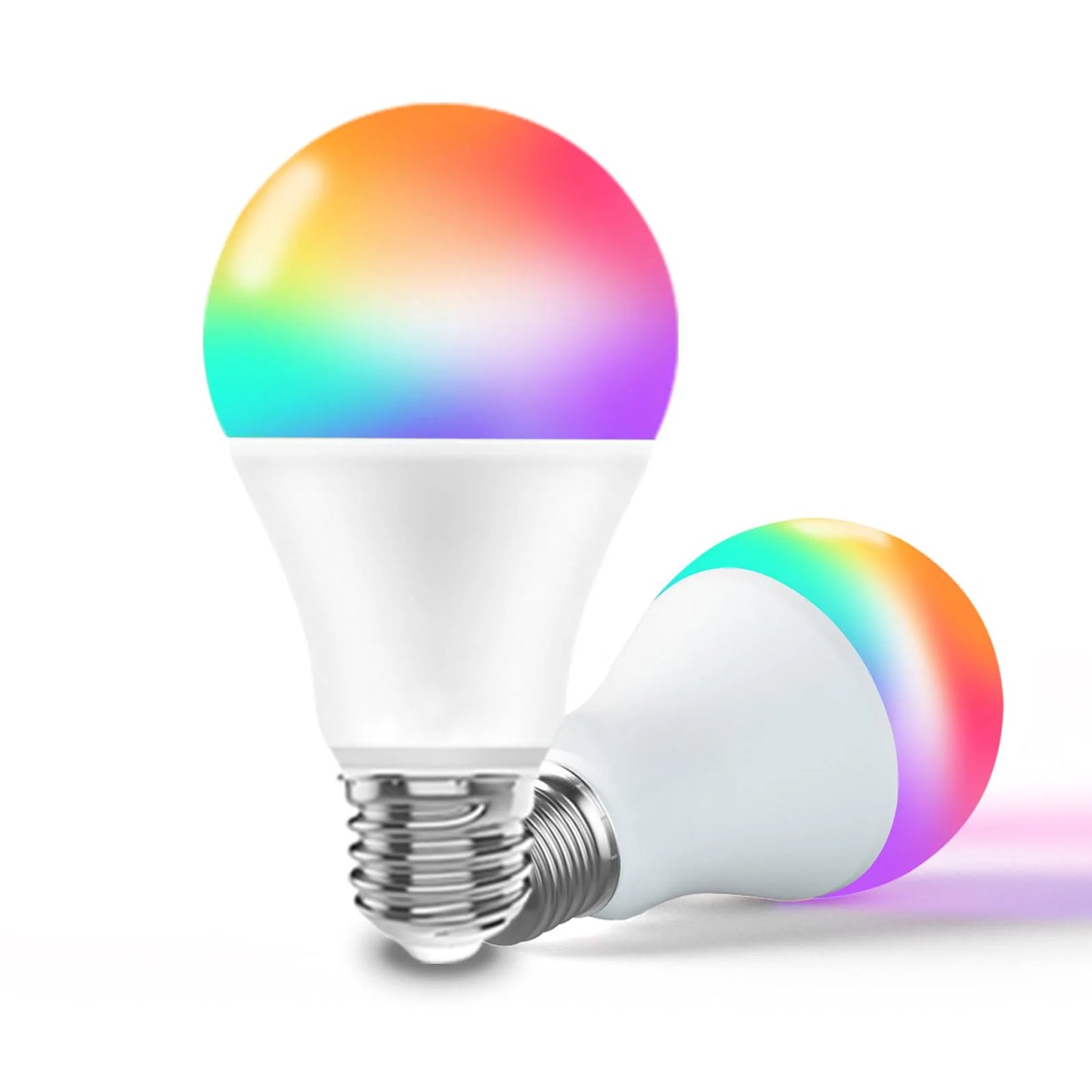 2PCS Led RGB Bulb E27 AC220V 7W 8W 9W Smart Light Bluetooth RGB Lamp Remote Control for Bedroom Room Decoration Party Lights