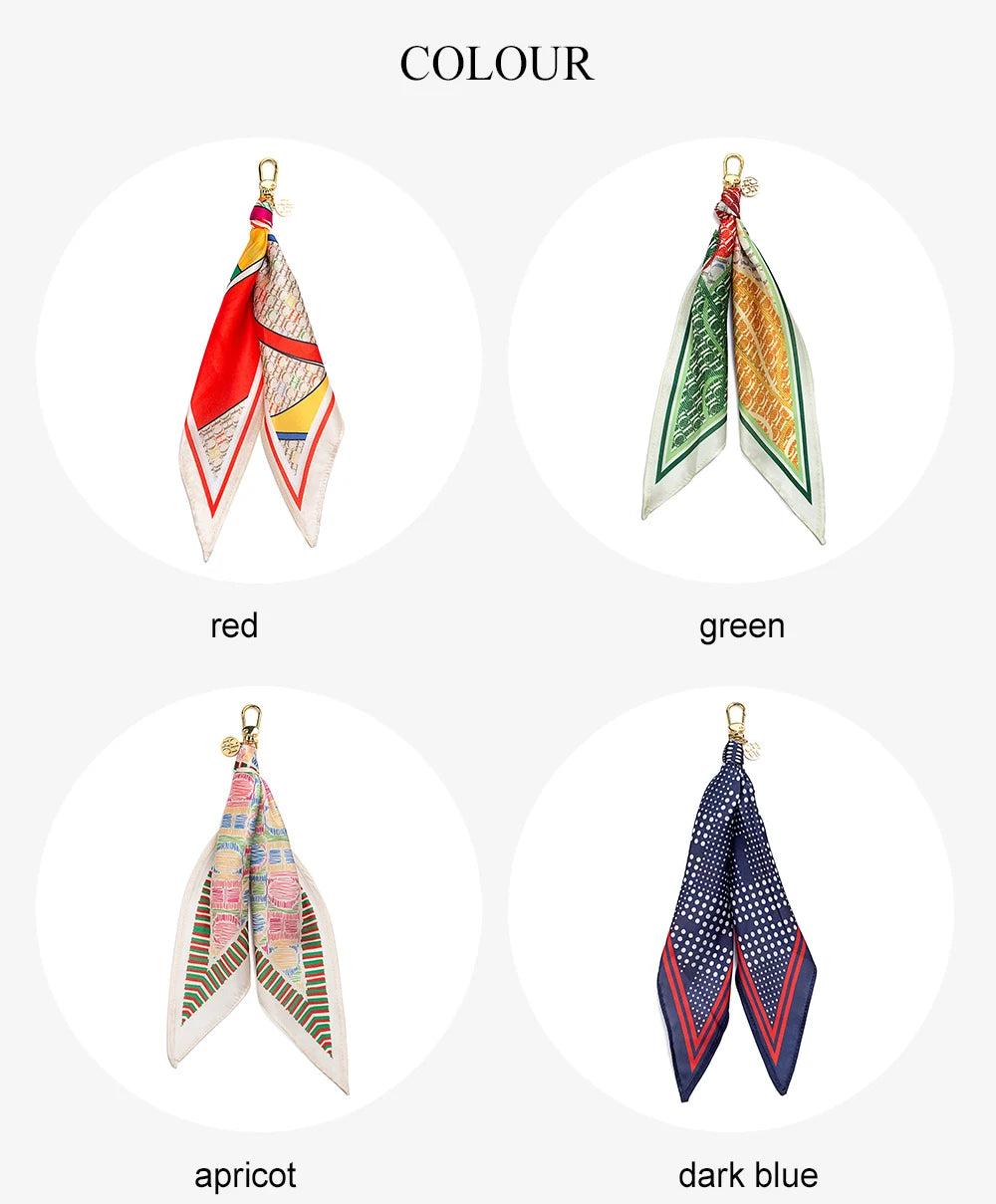 Luxury Brand 2024 New Women's Brand Scarf Accessories Luggage Accessories Fashion Women's Street Luggage Accessories