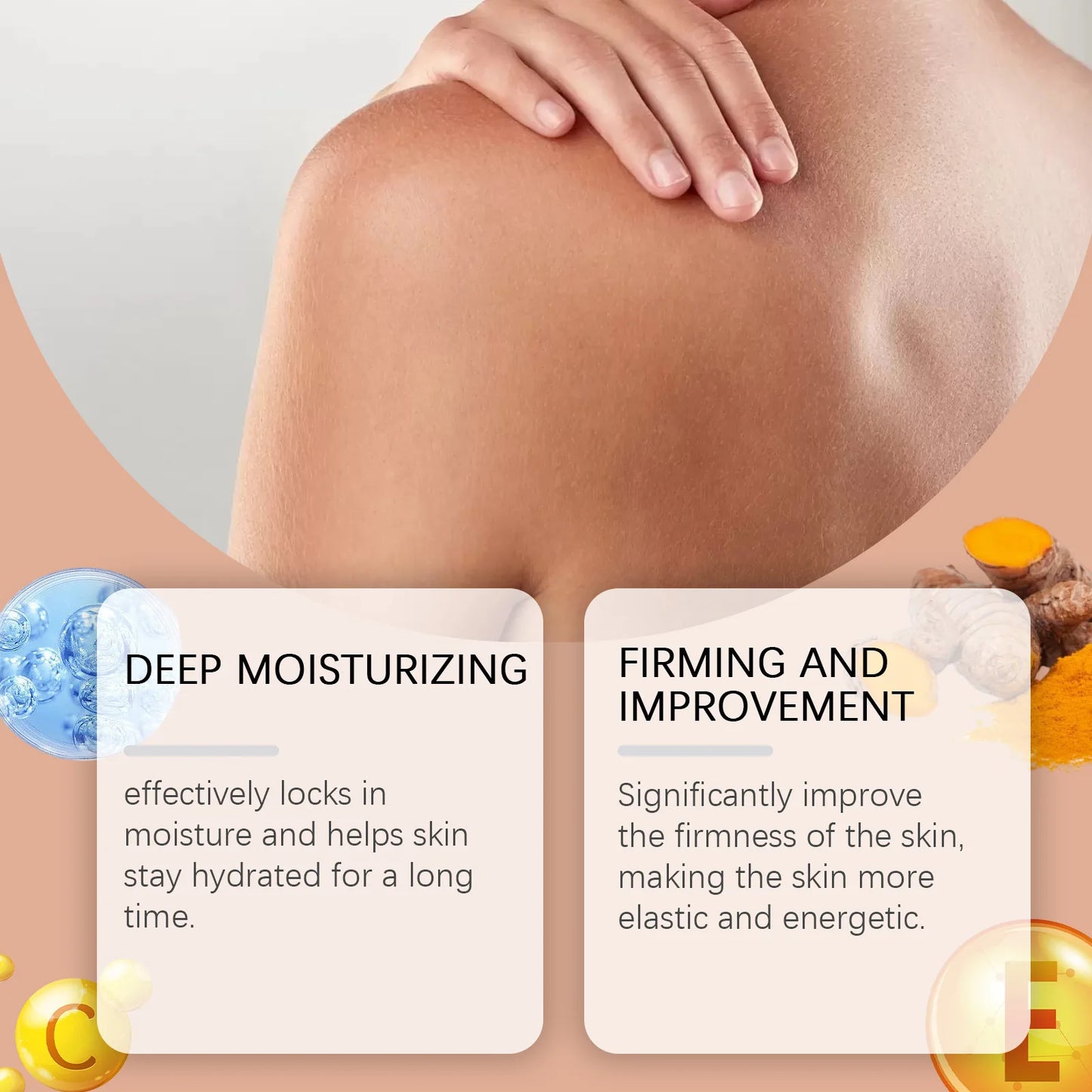 Body Lotion Moisturizing Anti Drying Lightening Melanin Elbows Knees Nourishing Exfoliating Improve Dull Vitamin C Body Cream