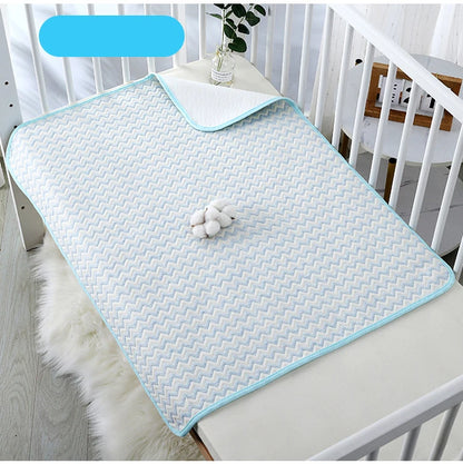 Reusable Infant Change Pad Baby Waterproof Crib Changing Mat Urine Sheet Cotton Diaper Cover Washable Newborn Bed Nappy Mattress