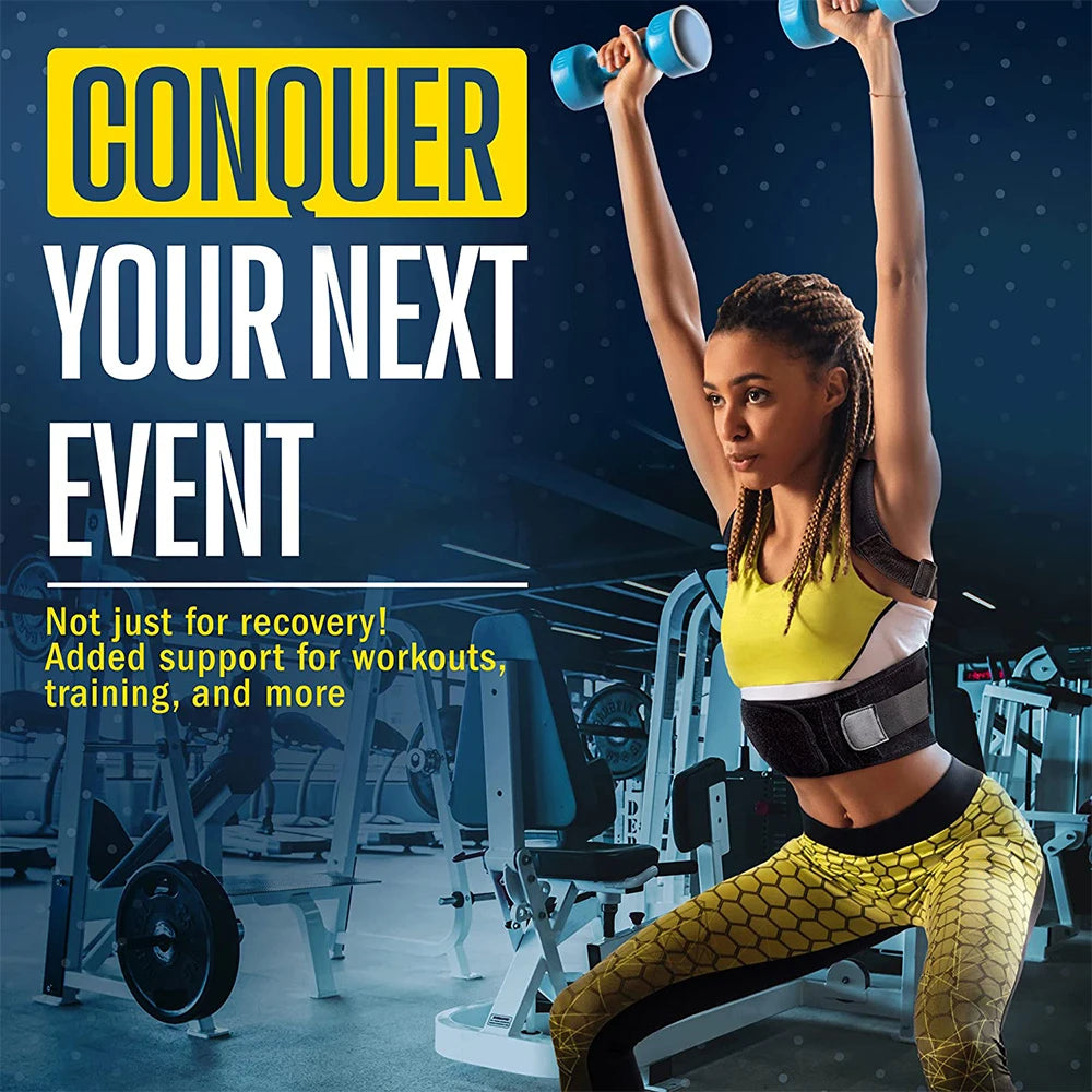 Posture Corrector Belt, Back Brace for Posture, Adjustable Back Support Straightener Shoulder Posture Support for Pain Relief