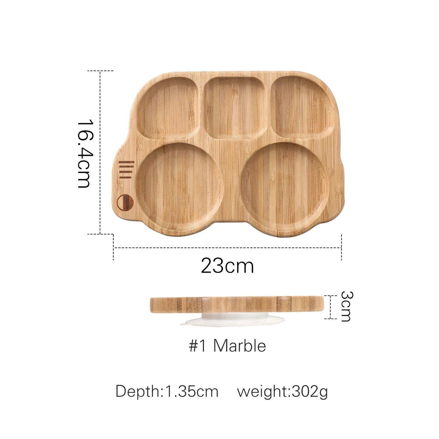 Baby Silicone Sucker Plate Spoon Fork Sets Children Feeding Tableware Set BPA Free Wooden Food Grade Dinner Plate Baby Stuff