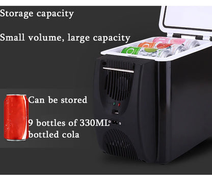 6L 12V Electric Car Refrigerator Mini Freezer Car Freezer Cooler and Warmer Electric Fridge Portable Icebox Travel Refrigerator