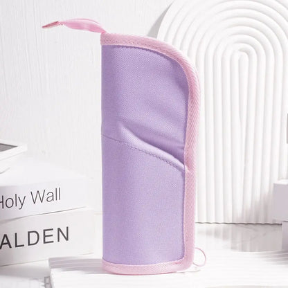 Student Supplies Folding Pencil Case Creative Simple Stationery Bag Portable Stainproof Storage Bag Children