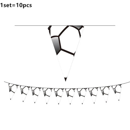 108*180cm Football Tablecloth Party Supplies Disposable Plate Tableware Party Birthday Party Decor Kids Boy Soccer Party Supplie