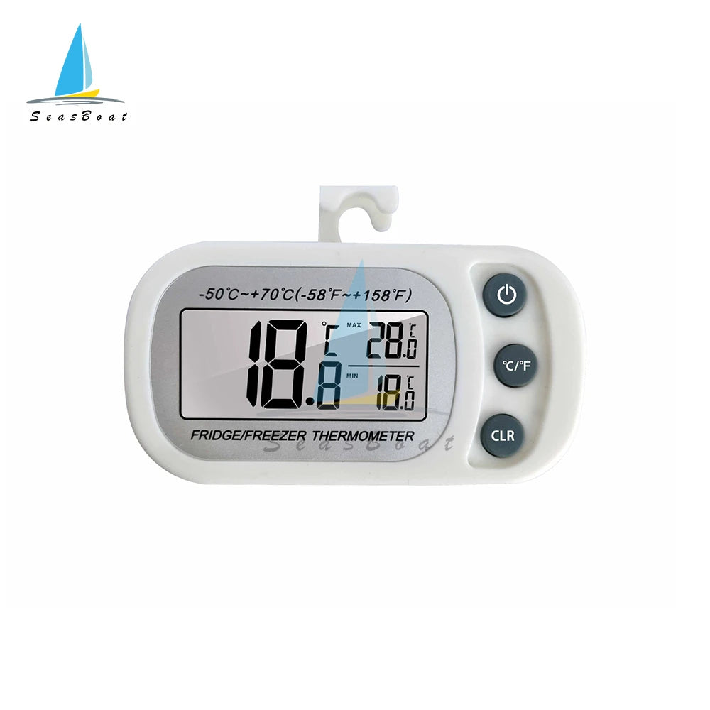 Hanging Household Mini Digital Electronic Fridge Frost Freezer Room LCD Refrigerator Thermometer Meter With Hook -20°C~50°C