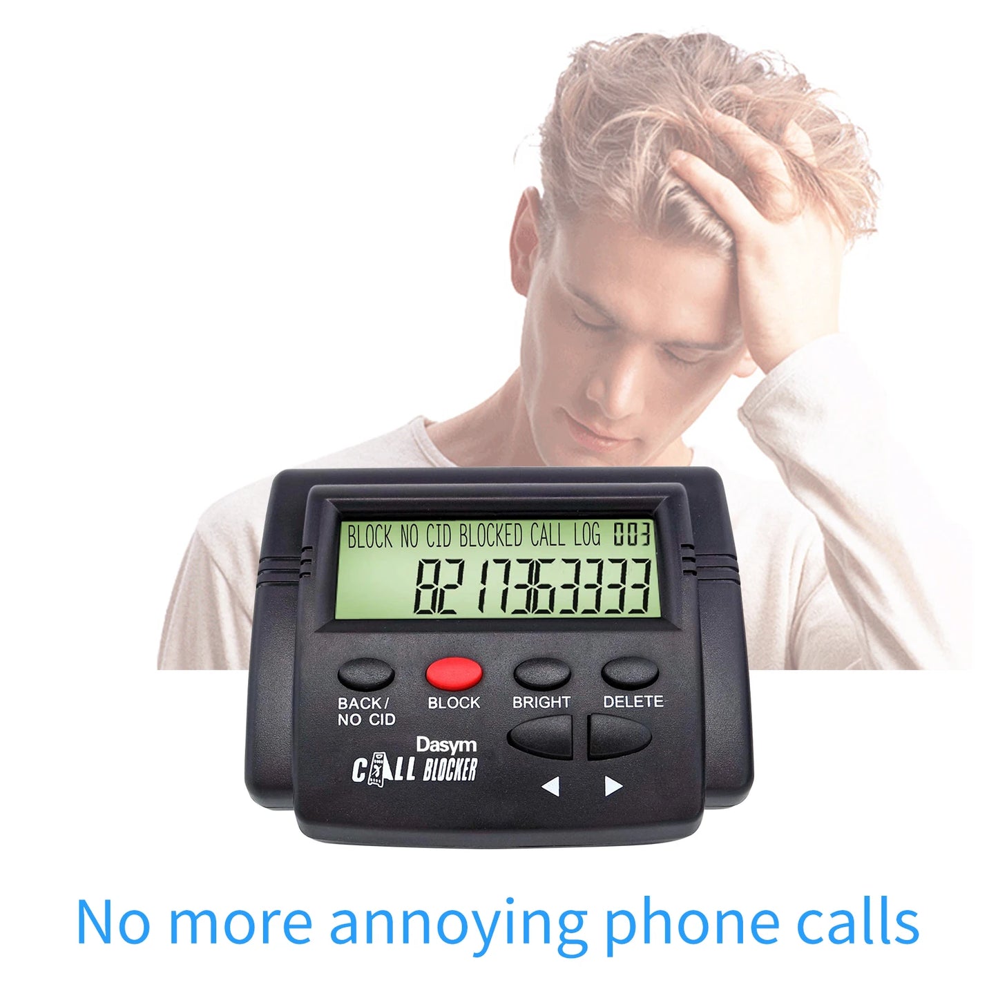 Call Blocker for Landline Phones Telephone 2000 Caller ID Box Blocking One Touch Number Block Unwanted Robocalls Nuisance Calls