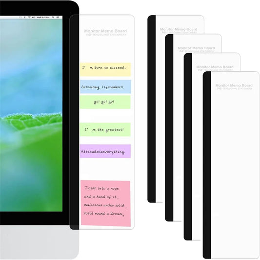 Computer Monitor Memo Board Computer Pickboard Office Supplies Computer Note Clip Home Desk Accessories Decor