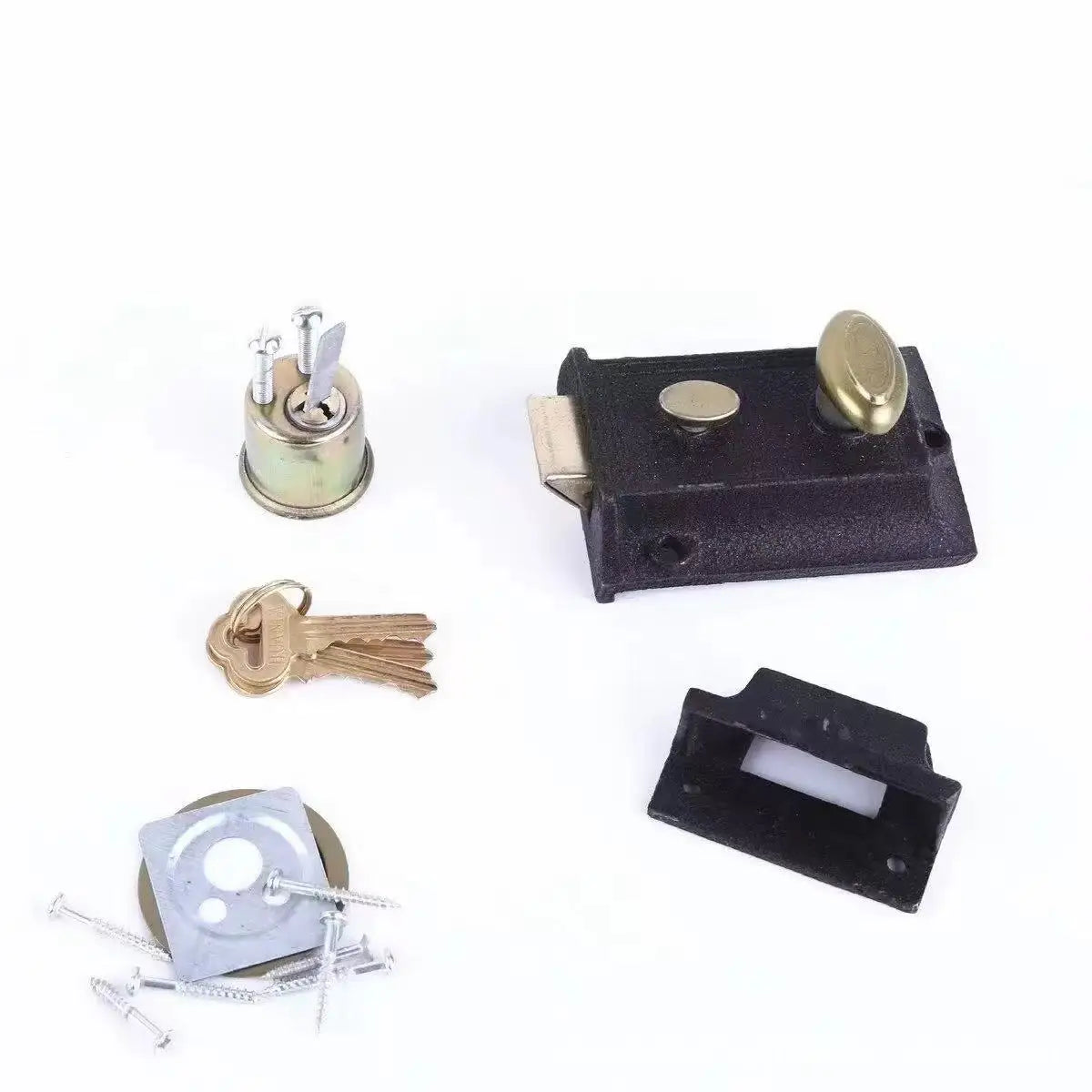 Indoor and outdoor door lock hand lock Double safety 6140 door lock