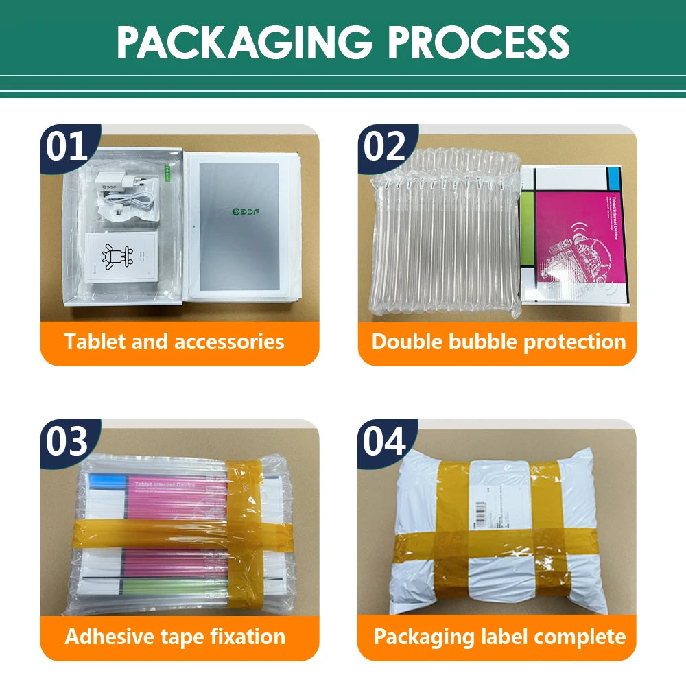 2024 New BDF Tablet Android12 Kids Tablets 10.1 Inch 4GB+64GB Wifi+Sim Card 3G Internet Children Students Educational Gift Table