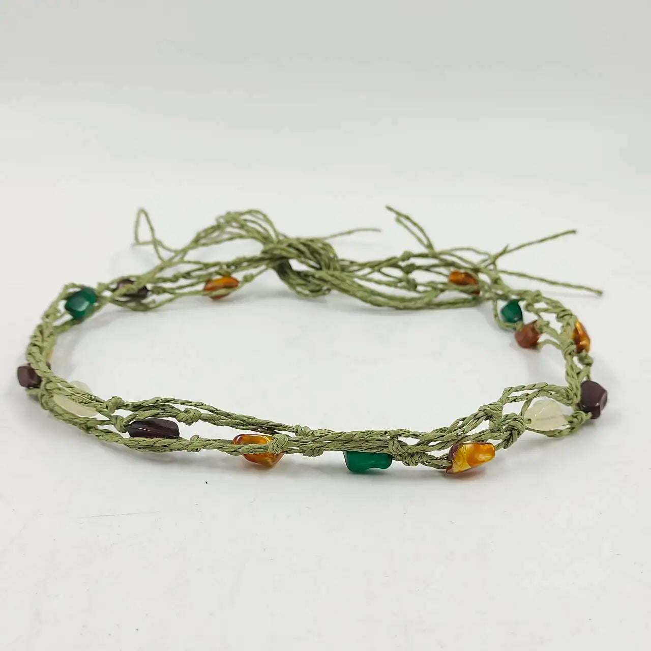 2024 Hat Band Accessories Handmade Beaded Chain Straw Hat Accessories Men Women Hat Band Decorative Soft Hat Fashion Accessories