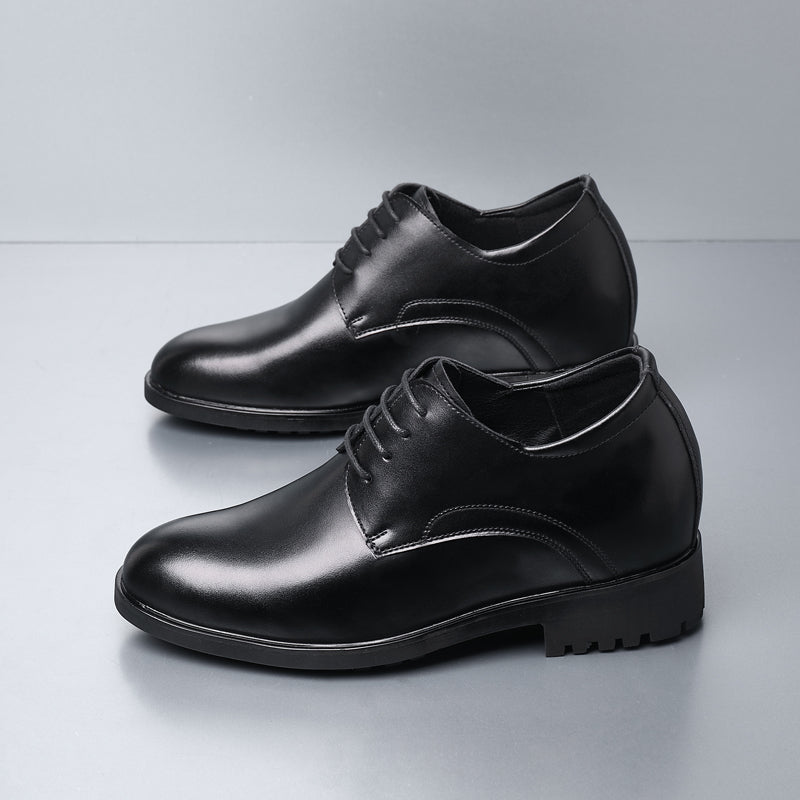 Banquet Inner Increase Men Shoes Invisible Elevator 10cm Black Height Increasing Formal Leather Shoes Business Men Wedding Shoes