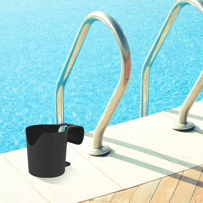 Pool Cup Holder No Punching Pool Storage Rack Reusable Swimming Pool Side Storage Shelf Pool Accessories