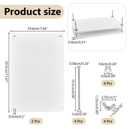 Book Press Bamboo Book Press Bookbinding Stable Book Binding Tool Manual Paper Press Handmade Book Binding 2 Floor Portable Book