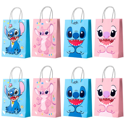 Stitch Party Gift Bags-16pcs Stitch Party Favor Bags/Stitch Party Gift Treat Bags/Stitch Goodie Bag for Stitch Party Decorations