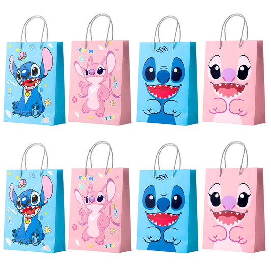 Stitch Party Gift Bags-16pcs Stitch Party Favor Bags/Stitch Party Gift Treat Bags/Stitch Goodie Bag for Stitch Party Decorations