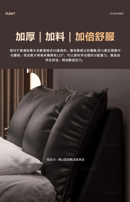 Hospital Sleeping Massage Bed Bedroom Queen Double Children Modern Bed Safe Leather Letto Matrimoniale Lounge Suite Furniture