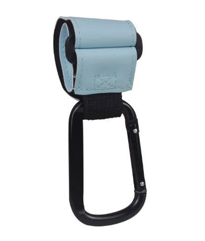 1/2pcs PU Leather Baby Bag Stroller Hook Pram Cart Organizer 360 Degree Rotatable Hook High-quality Crochet Stroller Accessories