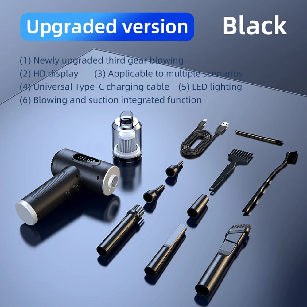 Car Vacuum Cleaner Wireless Vacuum Cleaner Handheld Vacuum Pump Mini Vacuum Cordless Robot for Car Home Appliance Strong Suction