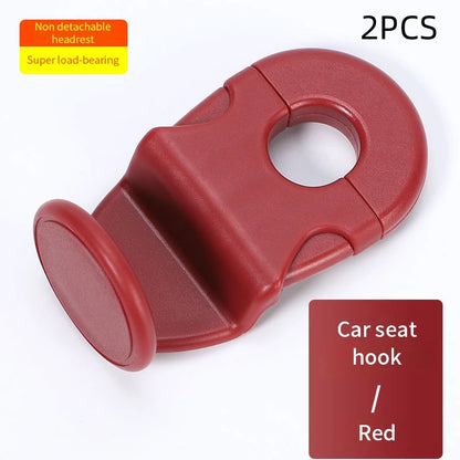 2pcs Universal Auto Seat Headrest Hooks Storage Hanger ABS Car Hook Vehicle Back Seat Organizer Holder Car Interior Accessories