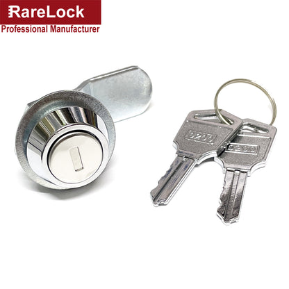 Round Cabinet Cam Lock Waterproof for Home Drawer Strorage-box GYM Locker Hardware Rarelock MMS500 G
