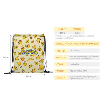 Pokemon Pikachu School Bags Backpacks Anime Kids Bags Kawaii Big Capacity Travel Bag Teenagers Schoolbag Girls Boys Rucksacks