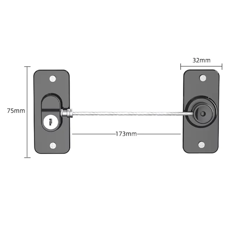 Home Child Safety Refrigerator Locks Anti-Fall Limit Lock Rotatable Cabinet Children Security Protection-Best Selling