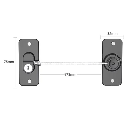Home Child Safety Refrigerator Locks Anti-Fall Limit Lock Rotatable Cabinet Children Security Protection-Best Selling