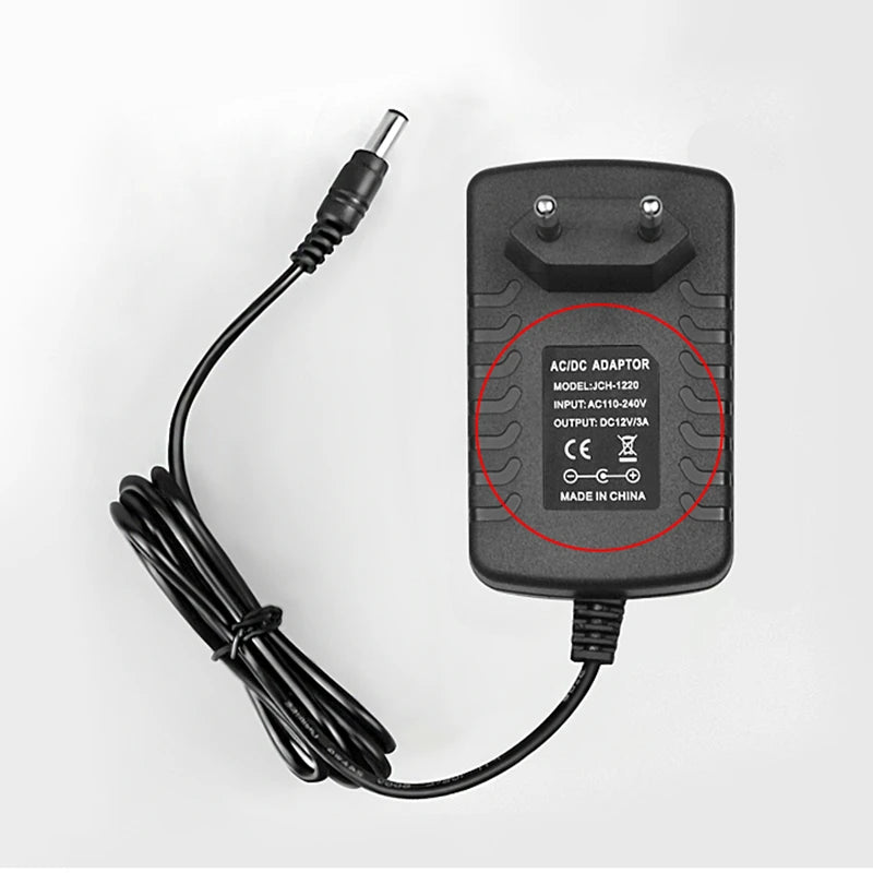 Electronic Power Supply Transformer for Led Light Strips AC/DC 110V 220V to 12V 1A 2A 3A Power Converter Adapter LED Driver