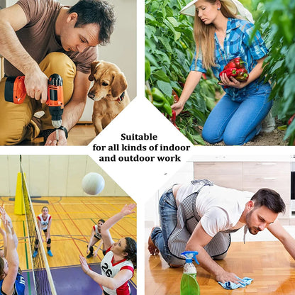 1Pair Knee Elbow Pads,Thick Sponge Collisioned Kneepads for Sports,Protective Knee Support Sleeve for Basketball Running Cycling