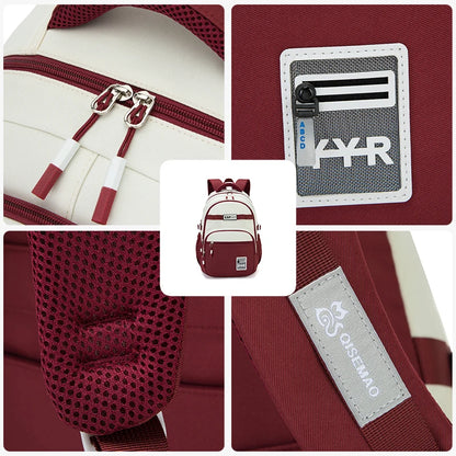 Schoolbags for Junior High School Girls with Good Looks, Korean Style Large Capacity College Style Backpacks for Women