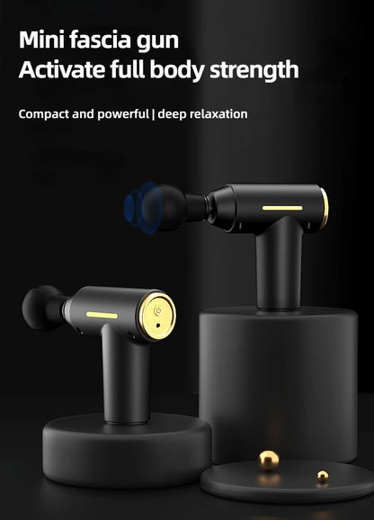 Portable Mini Muscle Massage Gun Vibration Massage Gun Body Neck Back Pain Gout Relief Deep Muscle Relaxation Massager Tools