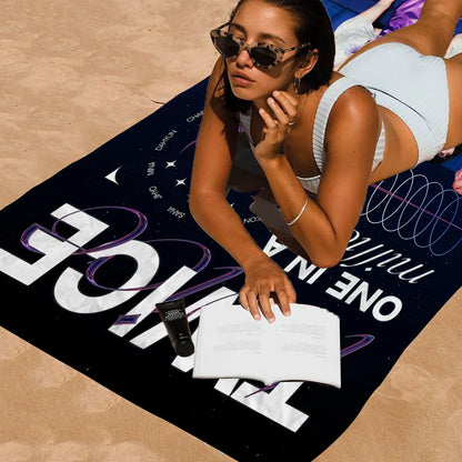 T-TwiceS-S Kpop Beach Towel For Kids Personalized Bath Towel Pool Towel Vacation Gift Picnic Towel Party Gift