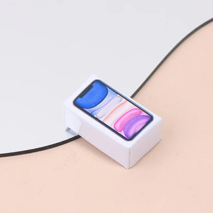 1:12 Scale Miniature Dollhouse Mobile Phone Model for Doll House Decoration