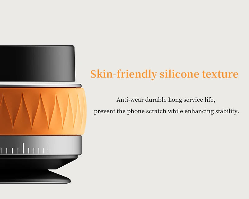 Vacuum Suction Magnetic Car Mount Strong Suction Stand Phone Holder Foldable Design 360° Rotation Adjustable Car Phone Bracket