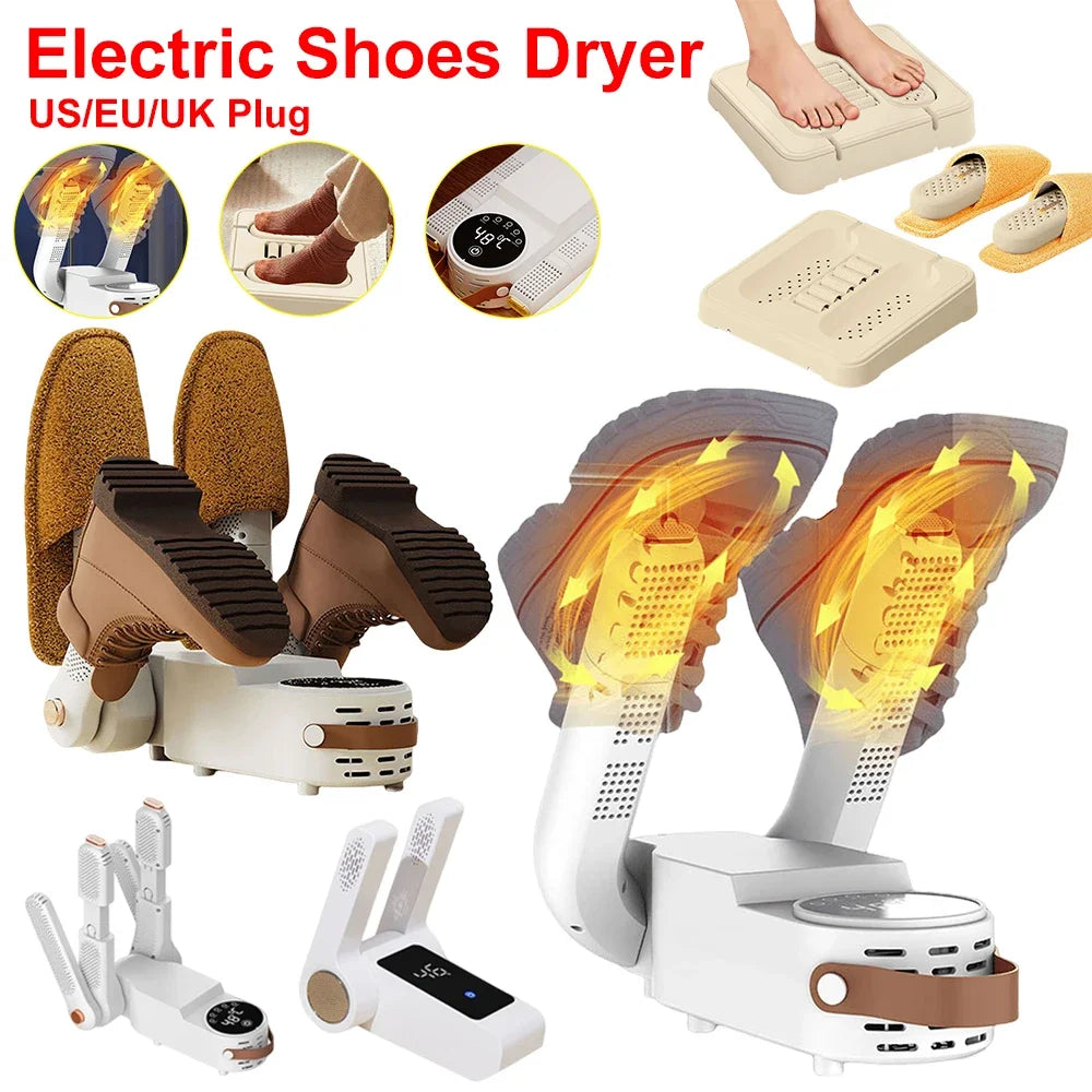 Electric Shoes Dryer Boots Drier Sterilizer Foot Warmer Scalable Shoes Dryer Odor Deodorant Heater Gloves Drying Shoe Dryer