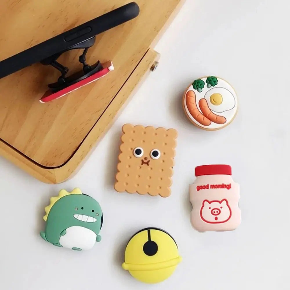 High Quality ABS Mobile Phone Holder Universal Cartoon Phone Accessories Foldable Phone Holder Stand