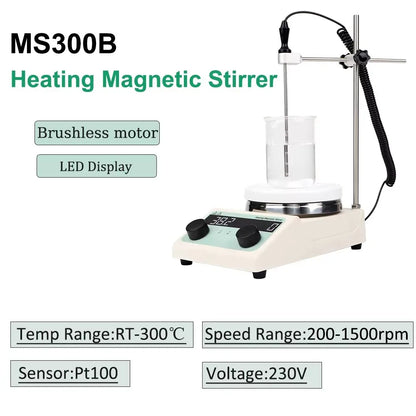 Magnetic Stirrer With Heating Digital Display Thermostatic Stirrer Laboratory Hot Plate Magnetic Mixer 200-1500rpm/100-1500 rpm
