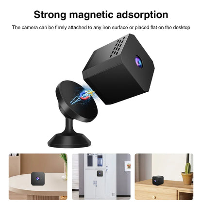Smart Security Camera Mini Outdoor 1080P WiFi Night Vision Human Detection 2-Way Audio Cloud/SD Storage Camara Espia Smart Home