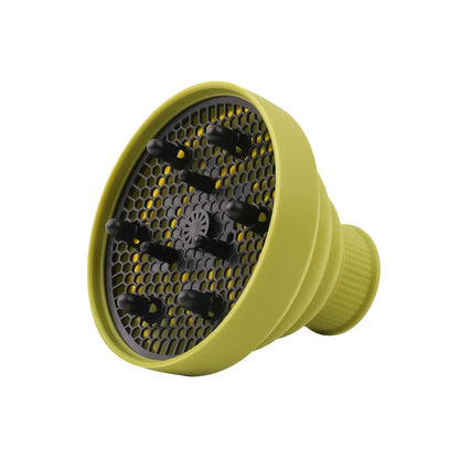 1pc silicone hair dryer diffuser cover foldable heat-resistant curly hair dryer styling accessories Special for real hair wigs