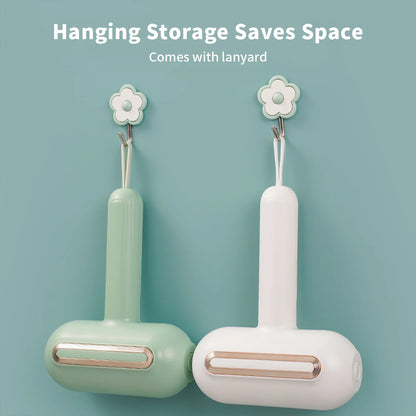 Reusable Portable Roller for Clothes Pet Hair Remover Dust with Handle Removal Eliminator Brush Hairs Sticky Lint Roller Cleaner