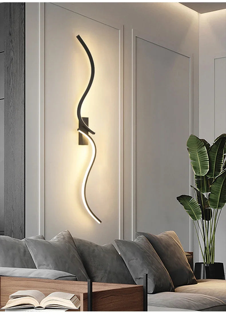 Modern Wall Lamp Letter LED Decorative Lights Nordic Living Room Wall light Corridor Hang Lamp Home Decoration Lighting Fixtures