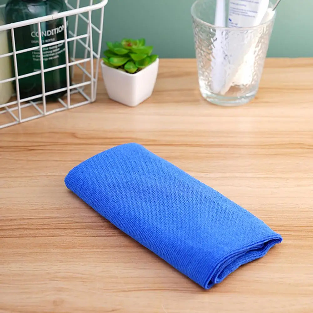 35x75CM Rectangular Face Towel Microfiber Towels Embossed Thick Soft Absorbent Ultrafine Fiber Towel Beach Bath Hair Dry Towel