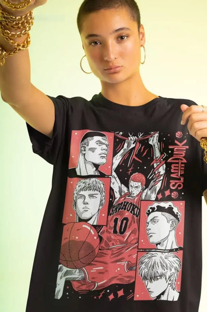 Sport 90s  Basketball Anime Tshirt, Otaku Ropa, Graphic Anime Unisex Shirt