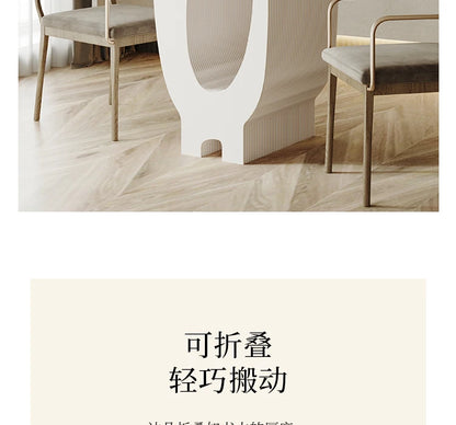 Folding paper table bedside table shelf living room bedroom simple folding storage sofa side cabinet coffee table 롤테이블 이동식테이블