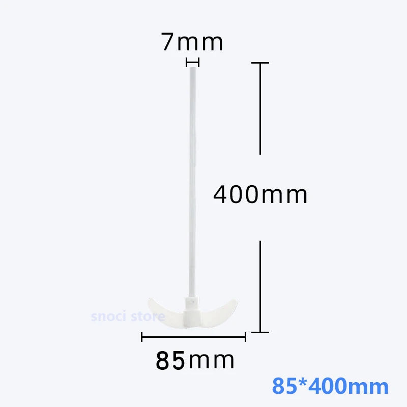 Stirring Rod  400mm 450mm 500mm Length Overhead Stirrer Mixer Shaft with Foldable Paddle for Lab