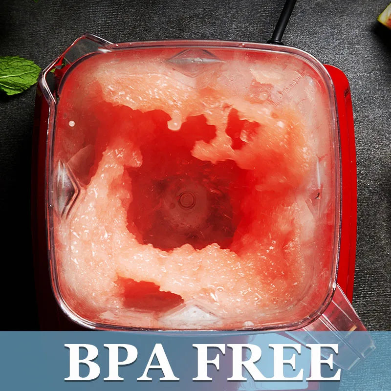 2200W 2L BPA-Free Commercial Blender, High-Power Professional Smoothie Maker, Food Mixer, Juicer, and Fruit Processor for Home