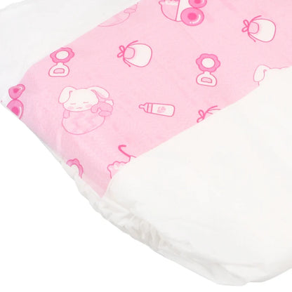 5pcs 18x12cm Reusable Diapers For Baby Dolls Kids Pretend Play Toy Baby Diapers Supplies Suitable For 30cm Dolls